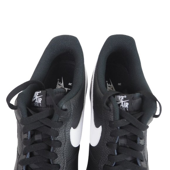 Nike Air Force 1 '07 Black White Sneakers Leather Men Shoes Classic - Picture 4 of 12